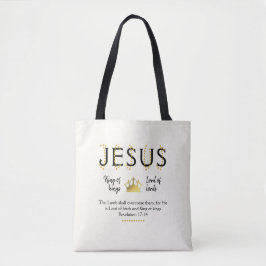 Bolso De Tela JESÚS Rey de los Reyes Cristianos