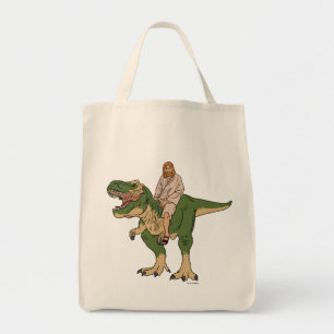 Bolso De Tela Jesus Riding T-Rex
