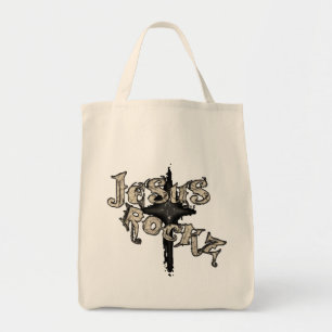 Bolso De Tela Jesus Rockz Christian