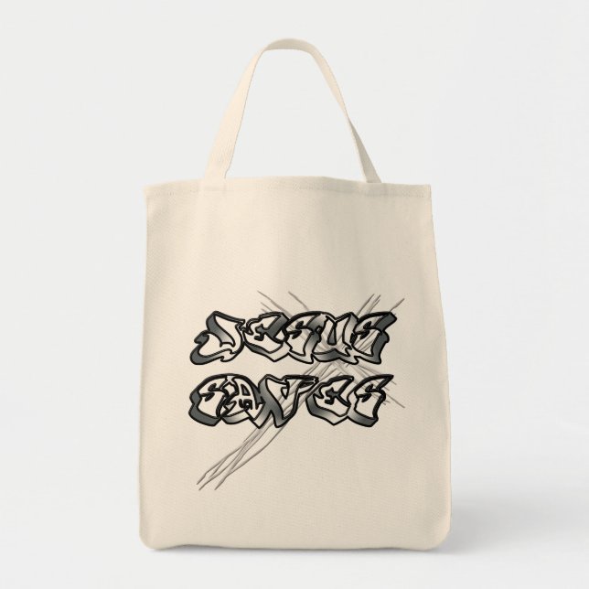 Bolso De Tela Jesús salva a los cristianos (Frente)