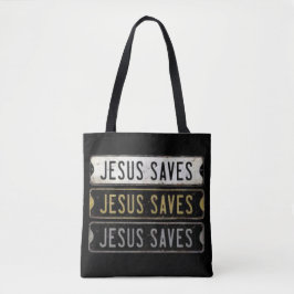 Bolso De Tela Jesus Saves