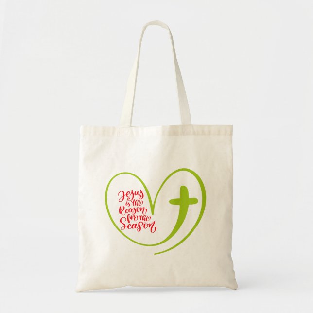 Bolso De Tela jesusChristmas (Frente)