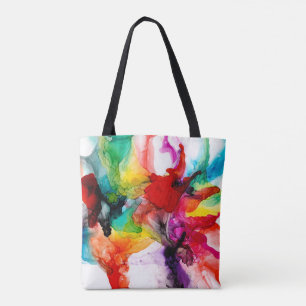 Bolso De Tela Jeweltone Prisma - acuarela