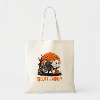 Bolso De Tela Jimothy espeluznante Jimothy divertido Mapache Bru