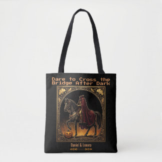 Bolso De Tela Jinete sin Cabeza Sleepy Hollow Atrévete a Cruzar