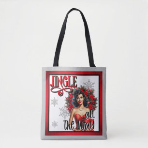 Bolso De Tela Jingle all Way Vintage Pinup