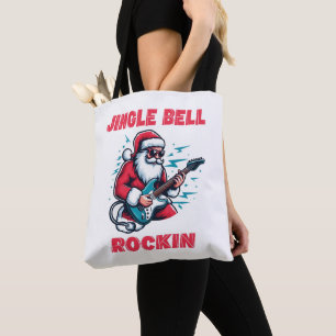 Bolso De Tela Jingle Bell Rockin