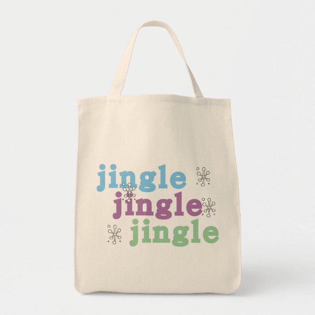 Bolso De Tela Jingle Jingle Jingle (Frente)