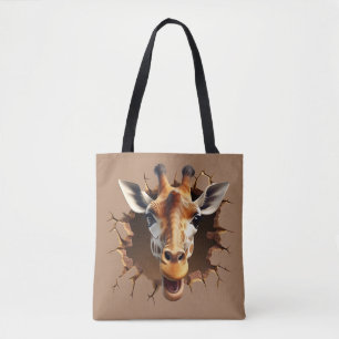 Bolso De Tela Jirafa