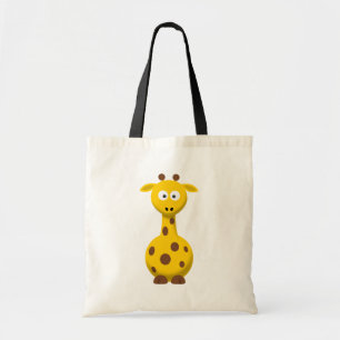 Bolso De Tela Jirafa de Dibujos Animados