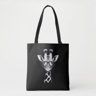 Bolso De Tela Jirafa Divertida Gráfica Casual Verano Divertido L