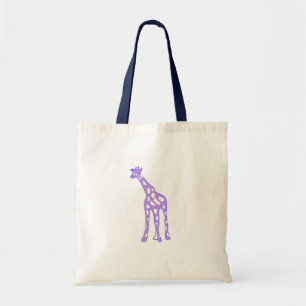 BOLSO DE TELA JIRAFA PÚRPURA