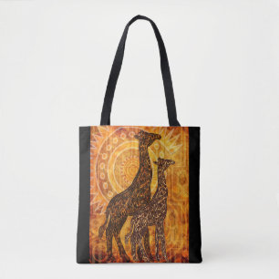 Bolso De Tela Jirafas africanas del verano + sus ideas