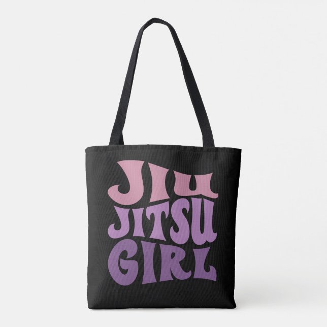 Bolso De Tela Jiu Jitsu Chica Artes Marciales regalo gracioso (Reverso)