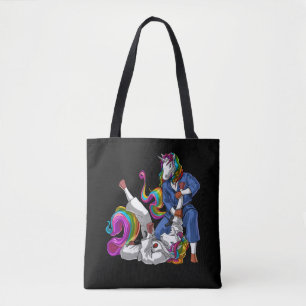 Bolso De Tela Jiu-Jitsu Unicornios