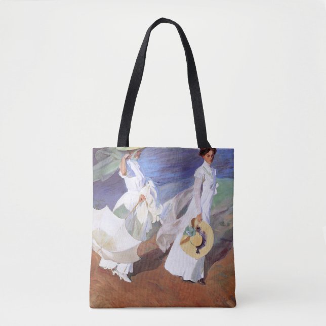Bolso De Tela Joaquin Sorolla Women Walking Beach (Anverso)