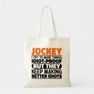 Bolso De Tela Jockey Intento Hacer Las Cosas Divertidas Jockey