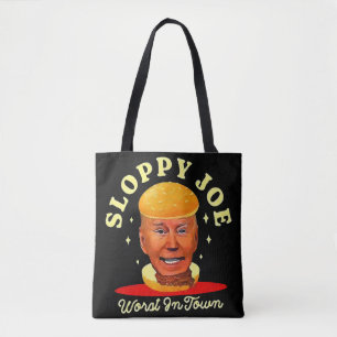 Bolso De Tela Joe Biden Desastre Anti Presidente