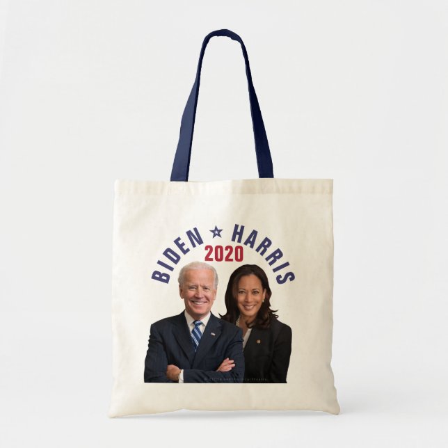 Bolso De Tela Joe Biden Kamala Harris 2020 Vicefotos del preside (Frente)