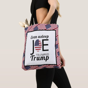 Bolso De Tela Joe Trumped Trump, bandera estadounidense