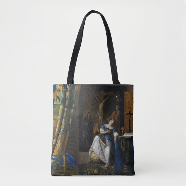 Bolso De Tela Johannes Vermeer - Alegoría de la fe (Anverso)