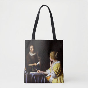 Bolso De Tela Johannes Vermeer, amante y empleada doméstica
