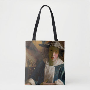Bolso De Tela Johannes Vermeer - Chica con flauta