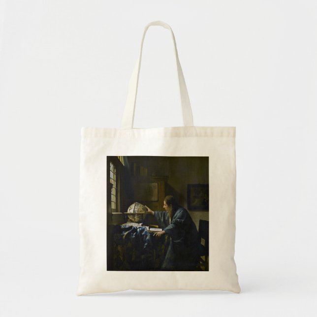 Bolso De Tela Johannes Vermeer - El astrónomo (Frente)