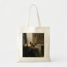 Bolso De Tela Johannes Vermeer - Joven mujer con un Lute