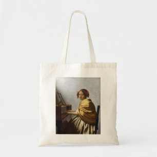 Bolso De Tela Johannes Vermeer - Joven sentada en Virginal