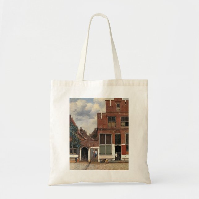 Bolso De Tela Johannes Vermeer - Little Street (Frente)