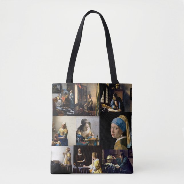 Bolso De Tela Johannes Vermeer - Masterpieces Patchwork (Anverso)
