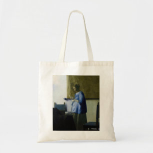 Bolso De Tela Johannes Vermeer - Mujer en azul leyendo una carta