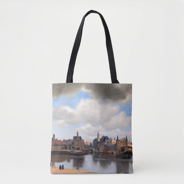 Bolso De Tela Johannes Vermeer - Vista de Delft (Anverso)