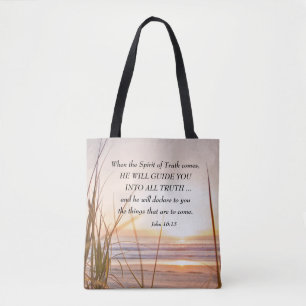 Bolso De Tela John 16:13 Espíritu de verdad te guiará, Océano