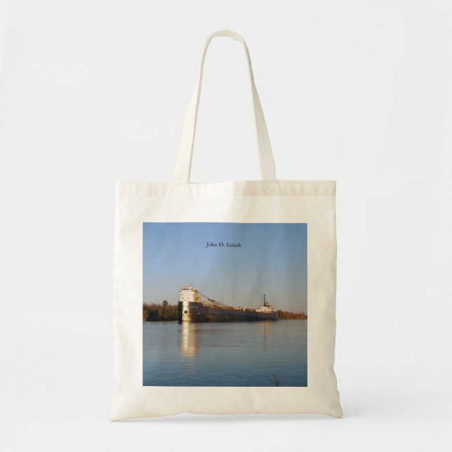Bolso De Tela John D. Leitch tote bag (Frente)