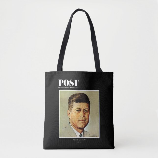 Bolso De Tela John F. Kennedy EN MEMORIAM (Anverso)