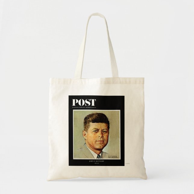 Bolso De Tela John F. Kennedy EN MEMORIAM (Frente)