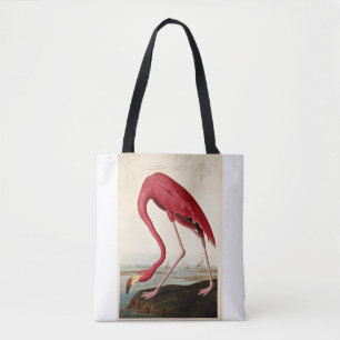 Bolso De Tela John James Audubon, American Flamingo,