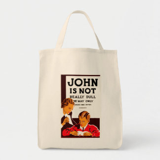 Bolso De Tela John no es realmente aburrido
