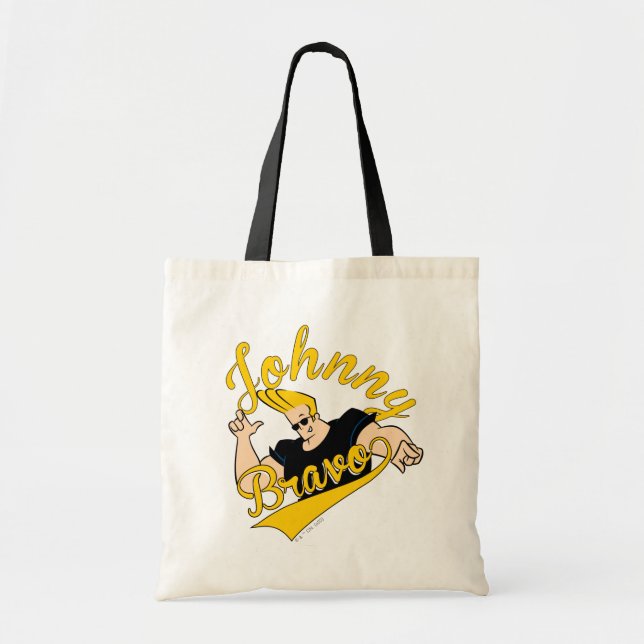 Bolso De Tela Johnny Bravo Athletic Graphic (Frente)