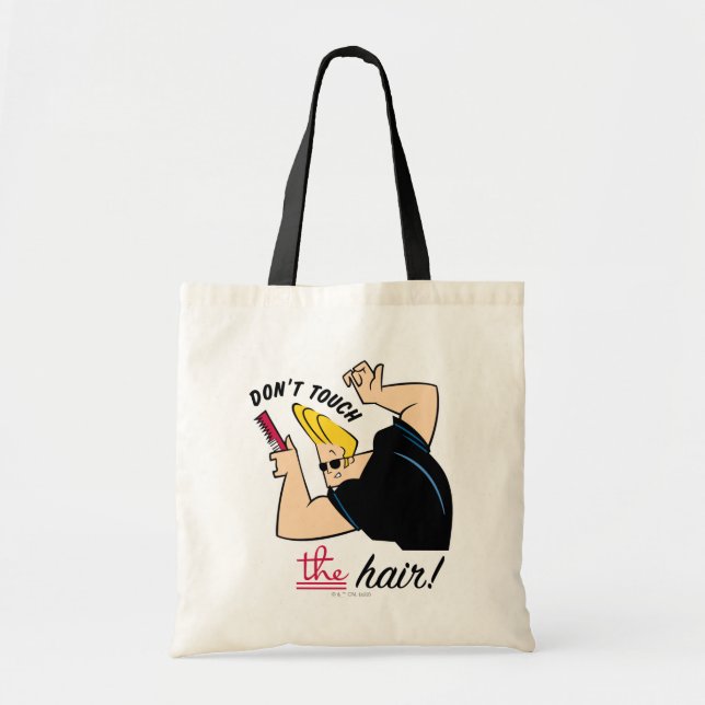 Bolso De Tela Johnny Bravo Comb - ¡No Toques El Pelo! (Frente)