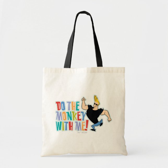 Bolso De Tela Johnny Bravo - ¡Haz El Mono Conmigo! (Frente)