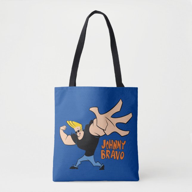 Bolso De Tela Johnny Bravo Iconic Pose (Anverso)