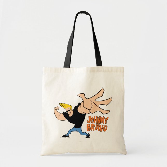 Bolso De Tela Johnny Bravo Iconic Pose (Frente)
