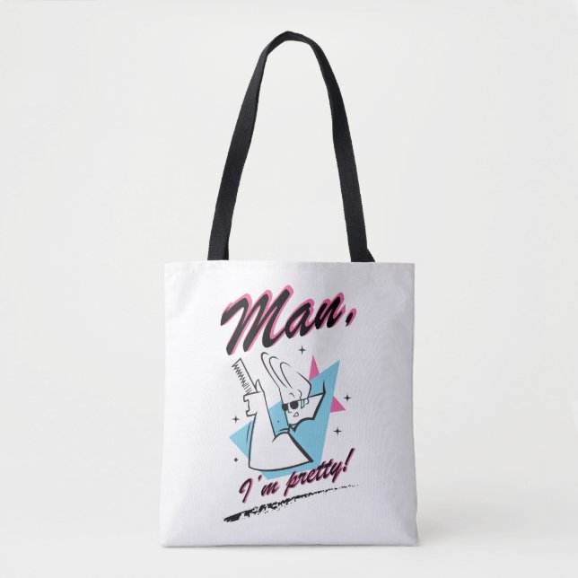 Bolso De Tela Johnny Bravo - Man I'm Pretty Retro Graphic (Anverso)