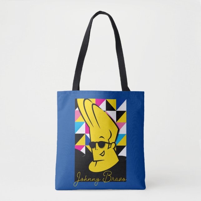 Bolso De Tela Johnny Bravo Pop Art Graphic (Anverso)