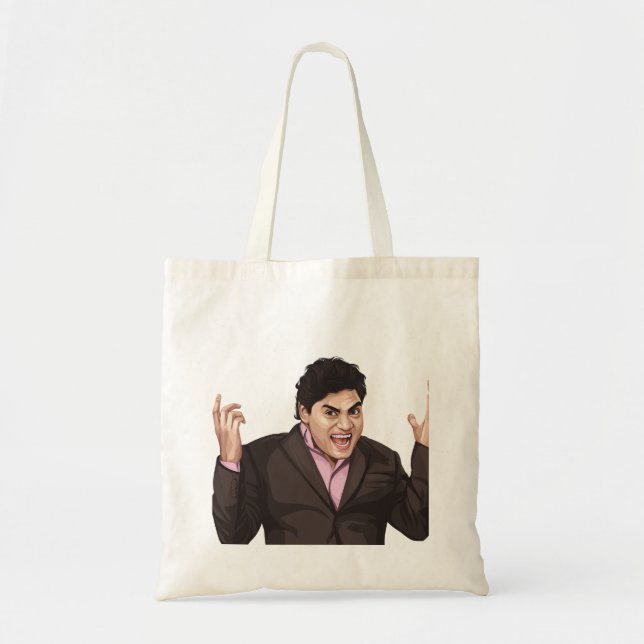 Bolso De Tela Johnny Lever Tote Bag (Frente)