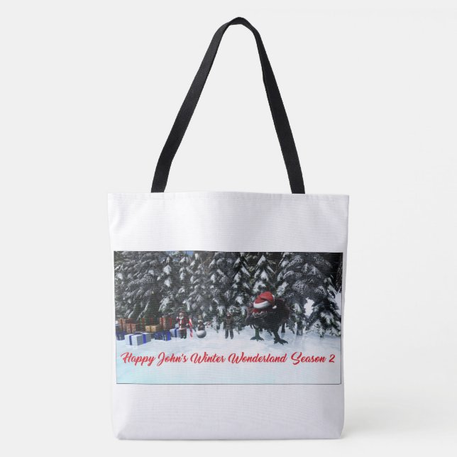 Bolso De Tela John's Winter Wonderland Season 2 Tragetasche (Anverso)