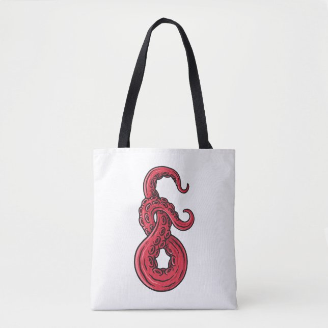 Bolso De Tela Joined tentacles (Anverso)